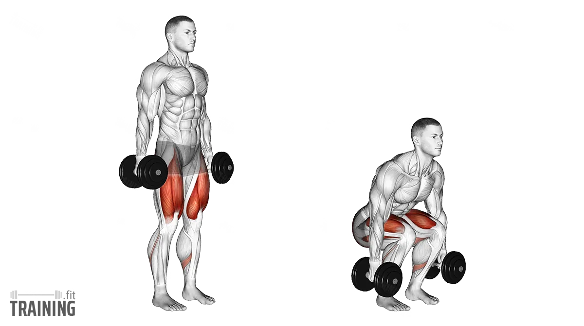 Goblet Squat (Dumbbell)